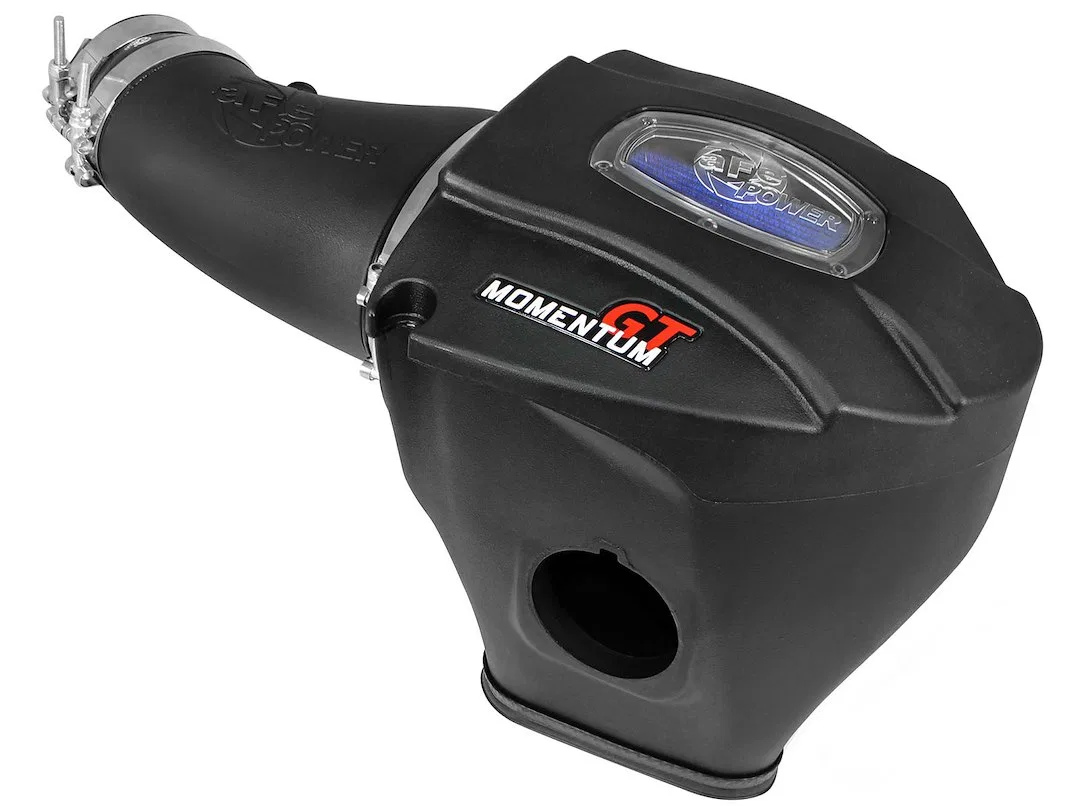 54-72203 – AFE Cold Air Intake, Black Plastic Tube Blue Filter With Air Box